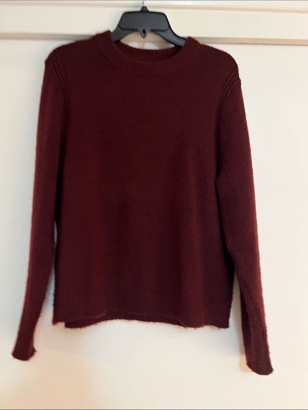 a new day Maroon Crewneck Sweater